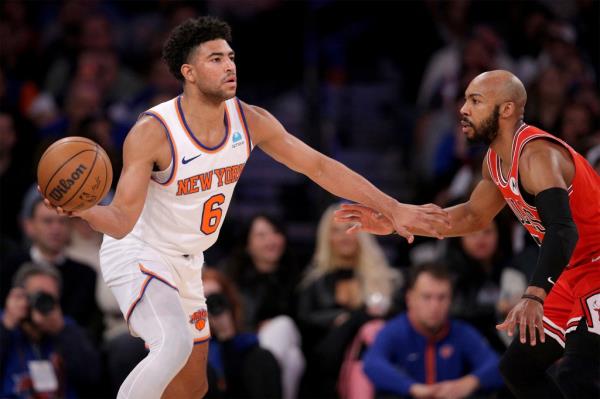 Quentin Grimes has averaged 10.8 points per game during the Knicks' four-game winning streak.